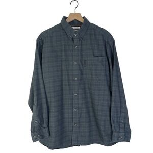 Columbia Plaid Button Down Shirt Long‎ Sleeve Casual Outdoor Mens Large